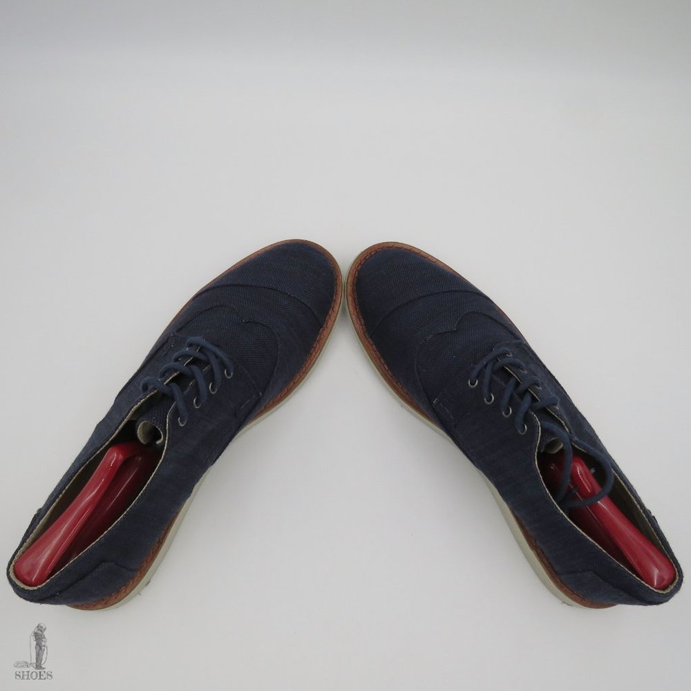 Toms Brogue Twill Oxford Classic Men's Size 11 - Picture 6 of 14